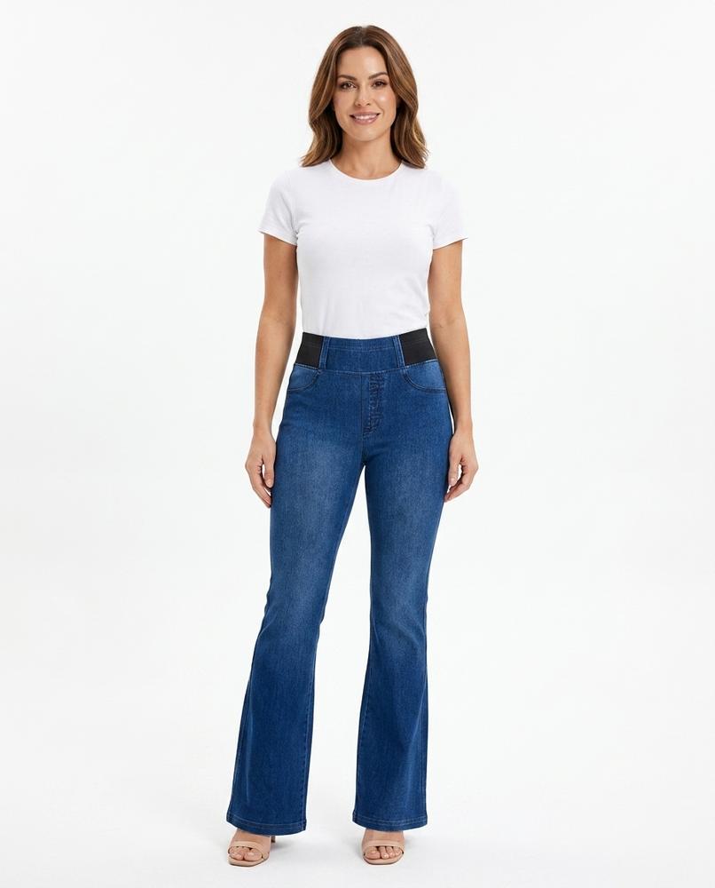 Heidi-Outlet - Lotir | High-Waist Flared Pants Women