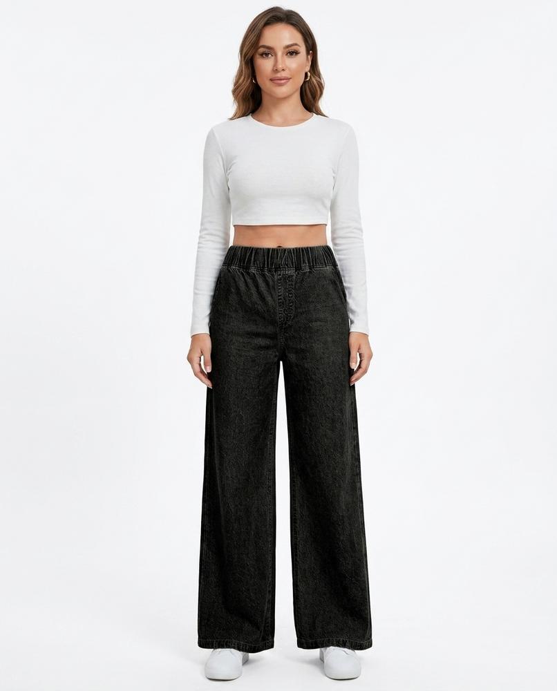 Heidi-Outlet - Melos | High-Waisted Wide-Leg Pants Women