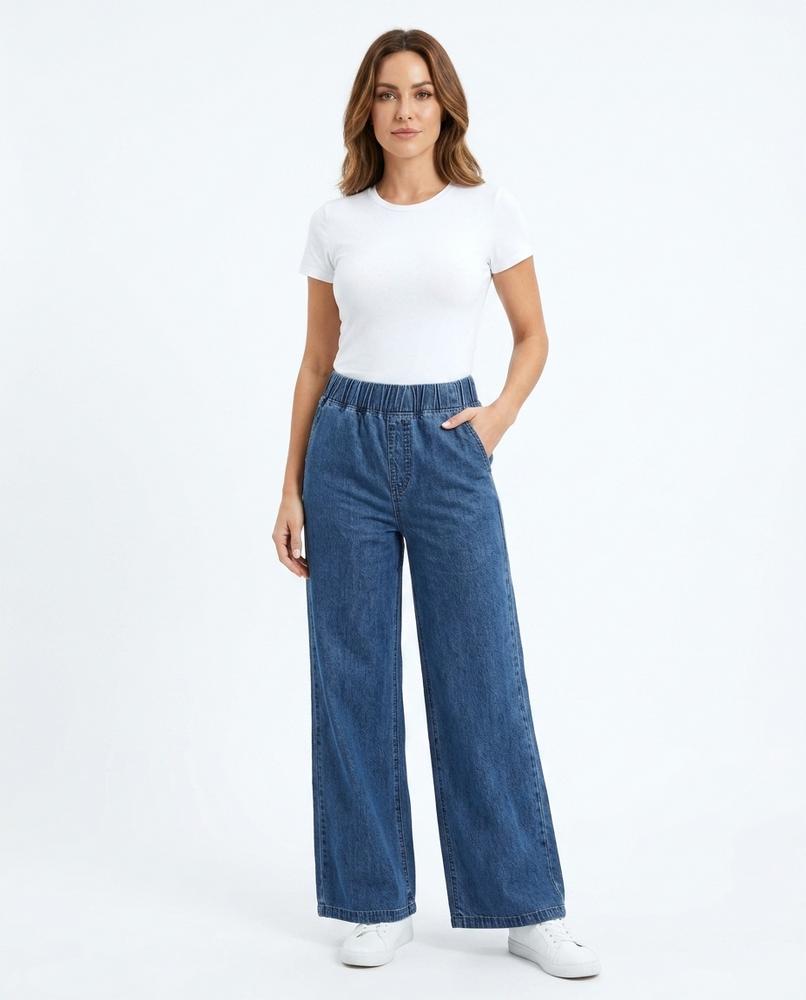 Heidi-Outlet - Melos | High-Waisted Wide-Leg Pants Women