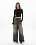 Heidi-Outlet - Nenot | Wide-Leg Washed Pants Women
