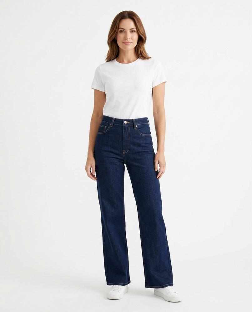 Heidi-Outlet - Doram | High-Waist Straight-Leg Pants Women