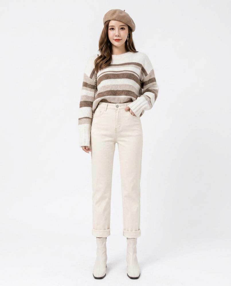 Heidi-Outlet - Vesom | Striped Knit Sweater Women