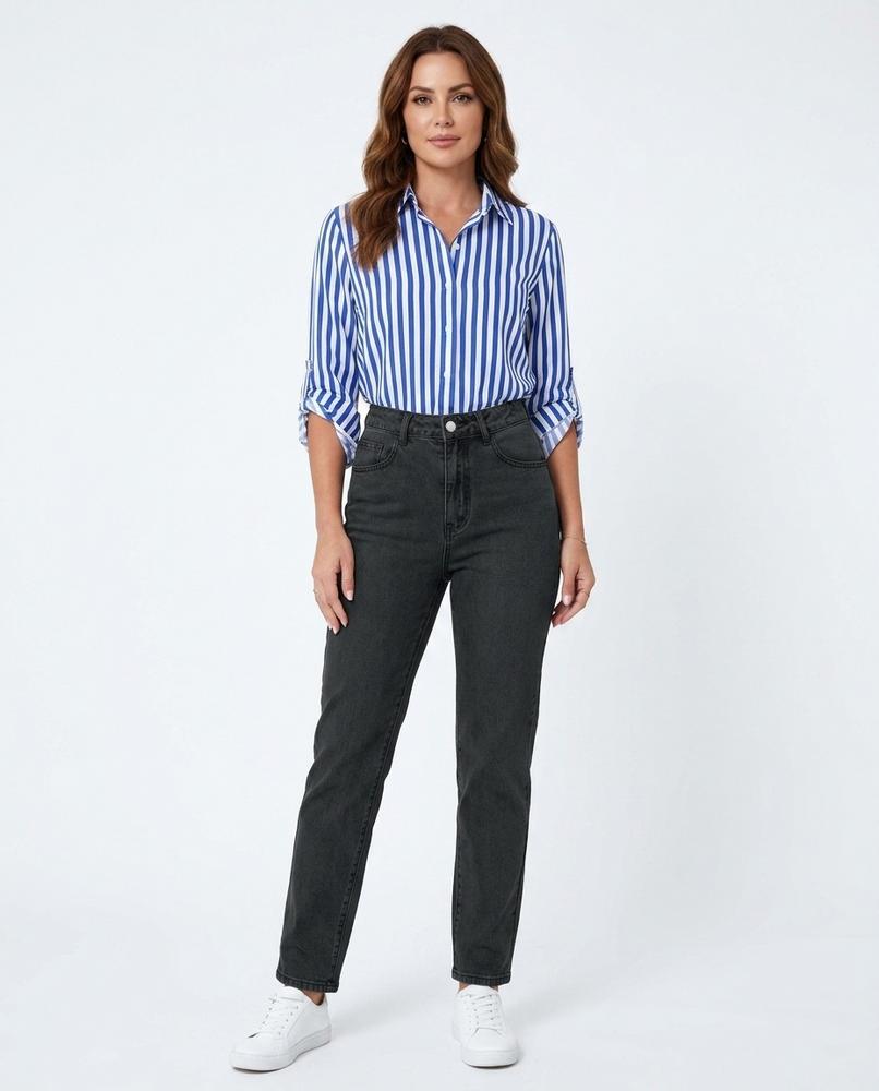 Heidi-Outlet - Cados | High-Waist Straight-Leg Pants Women