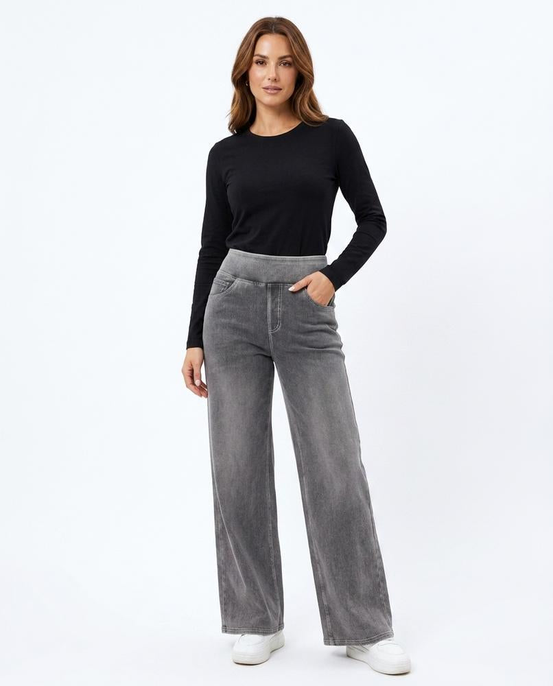 Heidi-Outlet - Ziniv | High-Waist Wide-Leg Pants Women