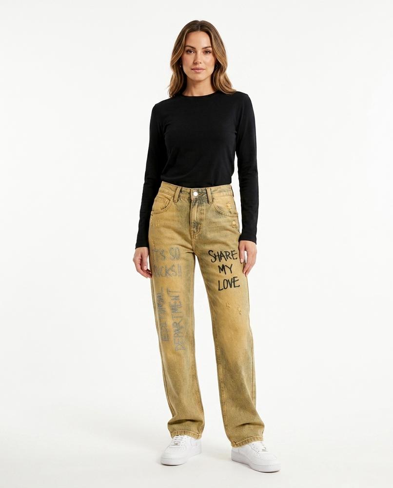 Heidi-Outlet - Kadat | High-Waisted Printed Pants Unisex