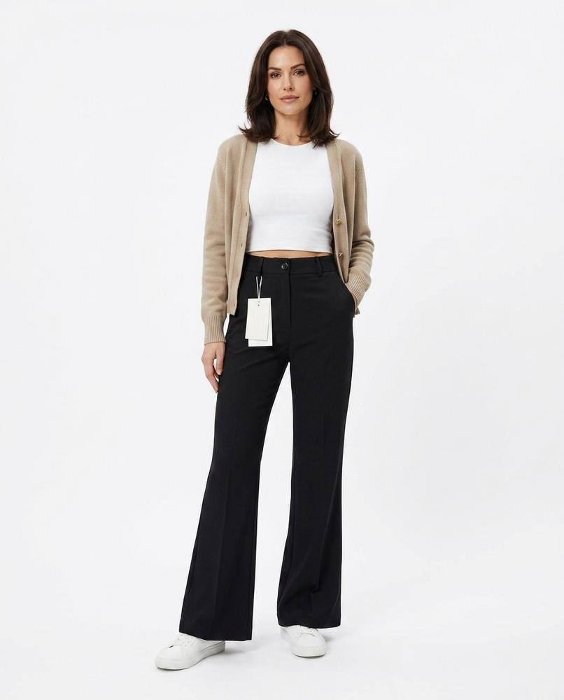 Heidi-Outlet - Muvun | High-Waist Flared Pants Women