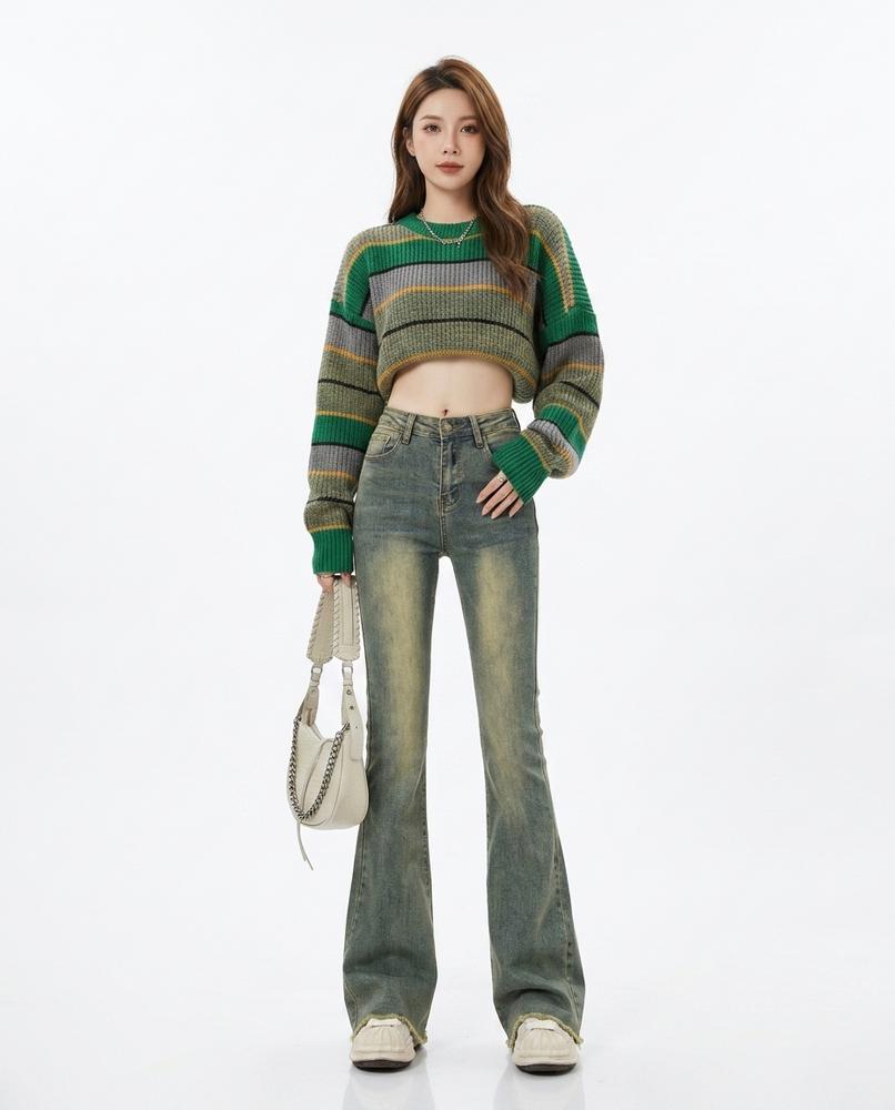 Heidi-Outlet - Ramir | High-Waisted Flared Pants Women