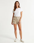 Heidi-Outlet - Sowun | Corduroy High-Waist Shorts Women