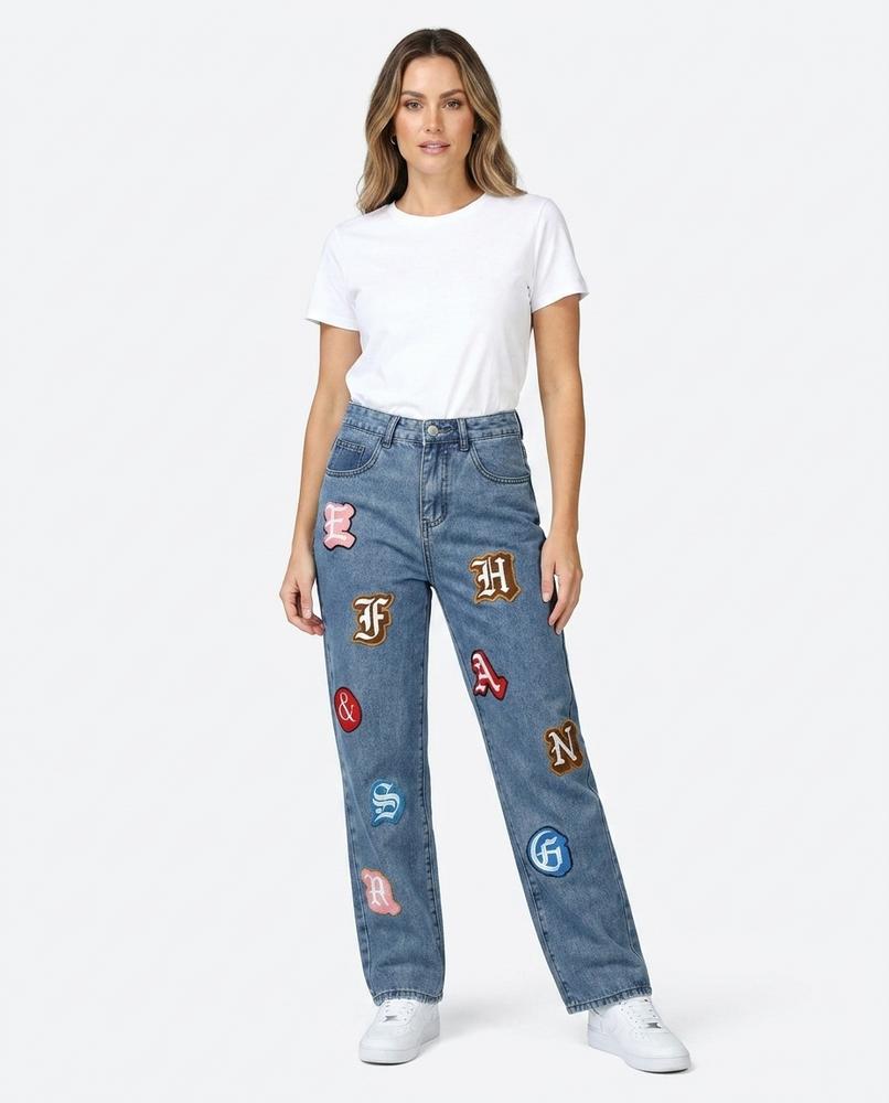 Heidi-Outlet - Lumiv | Patched Straight-Leg Pants Women