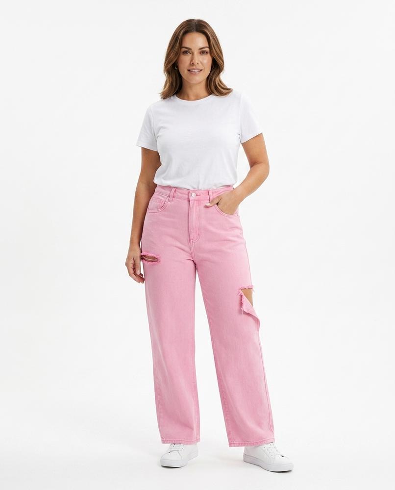 Heidi-Outlet - Eozir | High-Waist Distressed Pants Women
