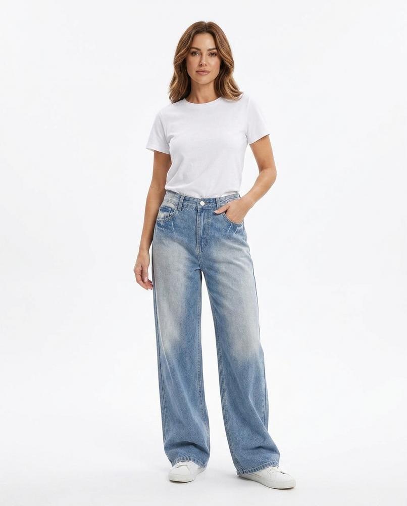Heidi-Outlet - Kezok | Wide-Leg Washed-Out Pants Unisex