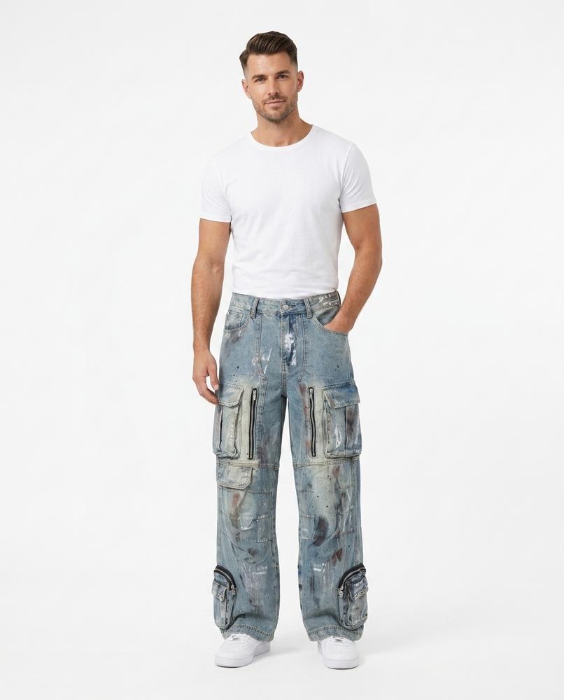 Heidi-Outlet - Sonus | Wide-Leg Painted Pants Unisex