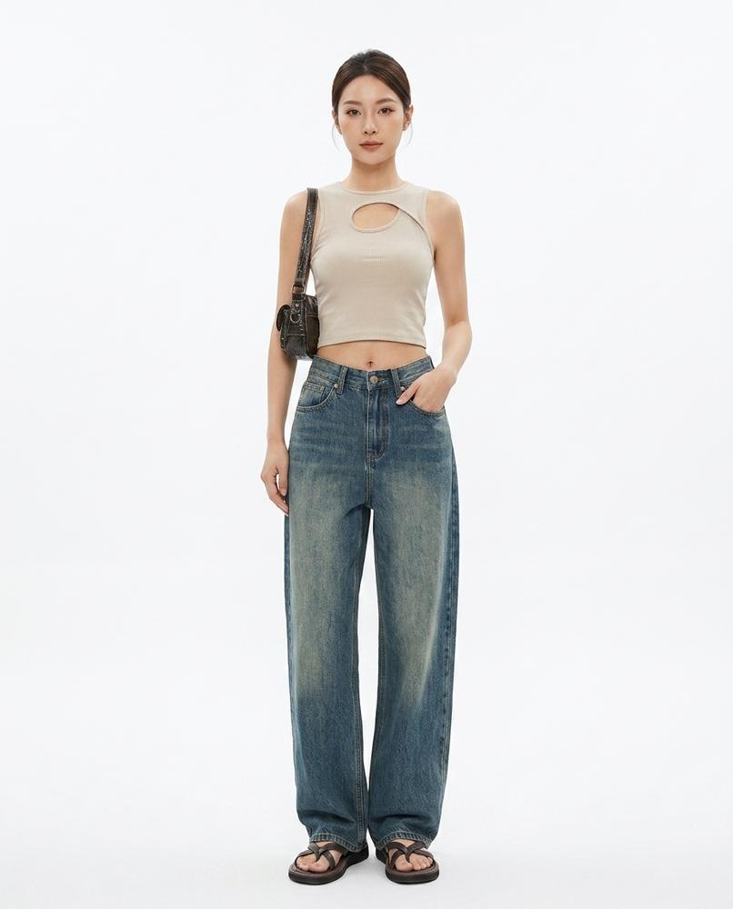 Heidi-Outlet - Nitok | High-Waist Wide-Leg Pants Women