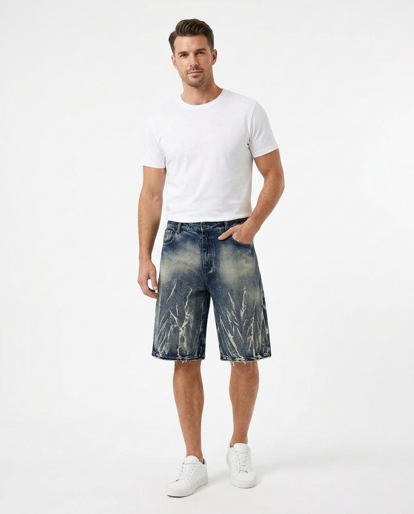 Heidi-Outlet - Mavar | Wide-Cut Acid-Washed Pants Unisex