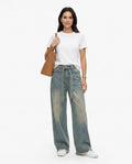 Heidi-Outlet - Yovil | Wide-Leg Washed-Out Pants Women