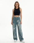 Heidi-Outlet - Depes | Embellished Wide-Leg Pants Women