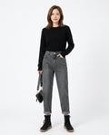 Heidi-Outlet - Zobil | High-Waist Washed Pants Women