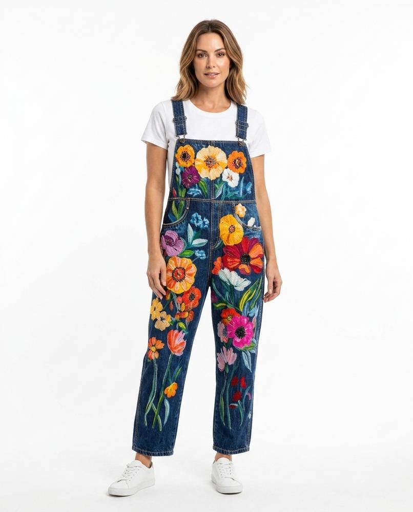 Heidi-Outlet - Euwik | Embroidered Denim Pants Women