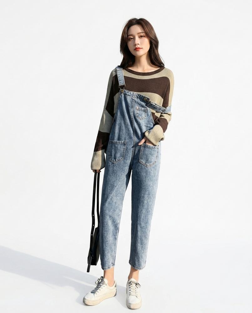Heidi-Outlet - Dikos | Denim Cropped Pants Women