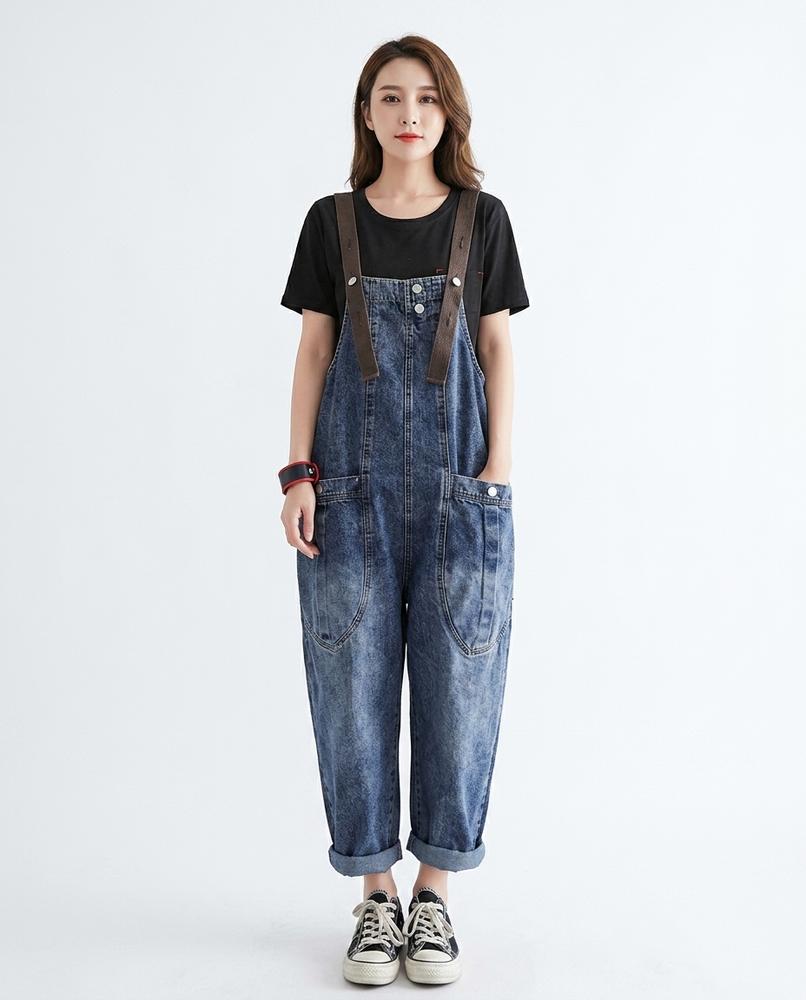 Heidi-Outlet - Easim | Denim Loose-Fit Pants Women