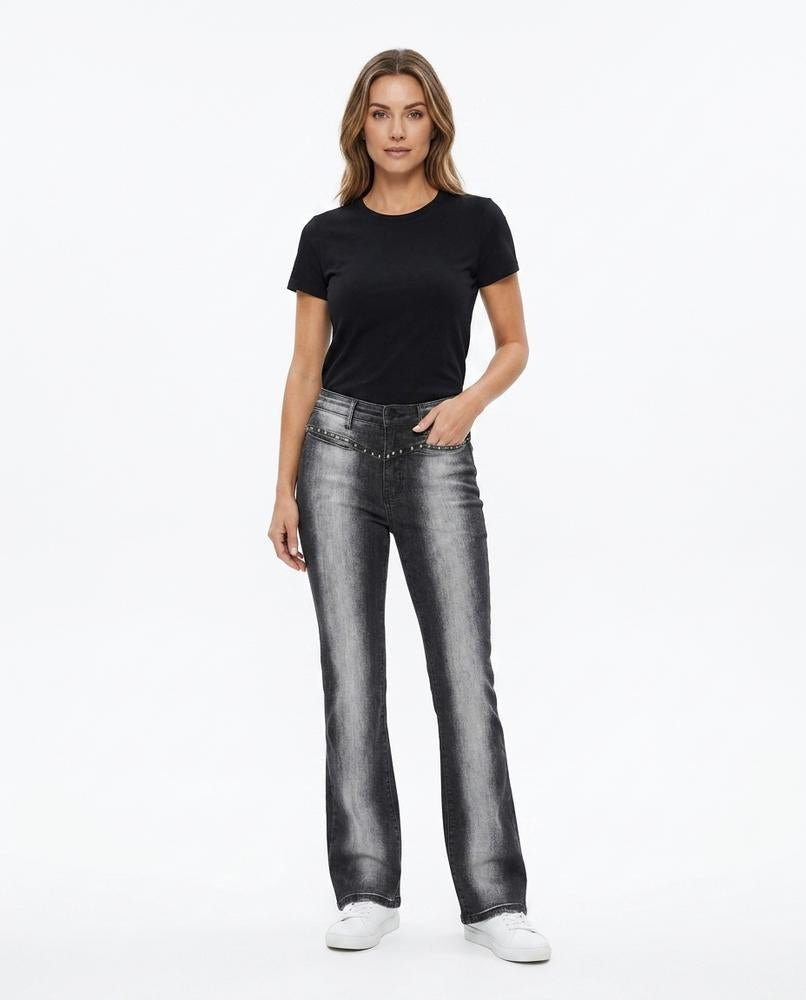 Heidi-Outlet - Nisil | Studded Washed Pants Women
