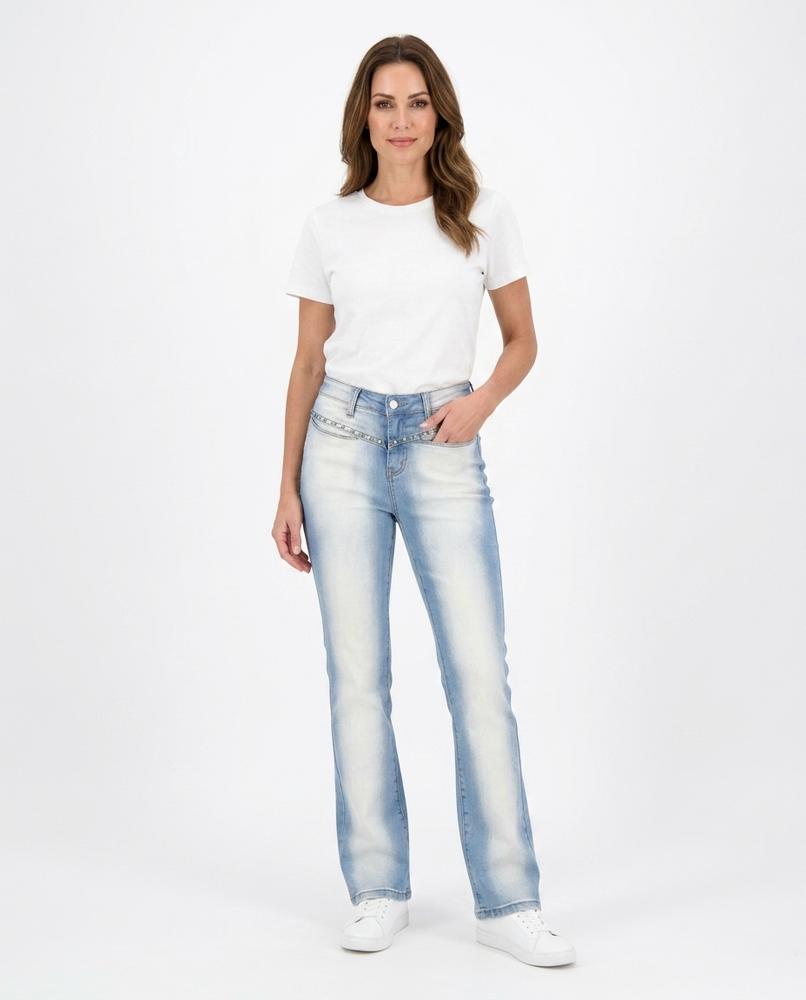 Heidi-Outlet - Nisil | Studded Washed Pants Women
