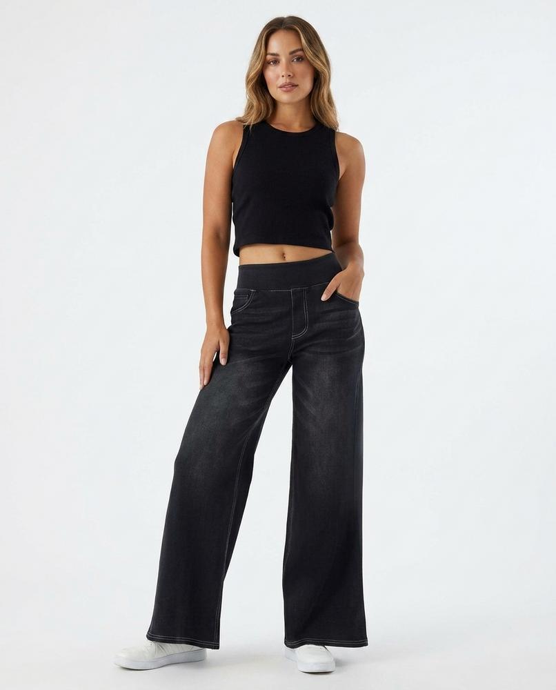 Heidi-Outlet - Alvin | Wide-Leg Washed Pants Women