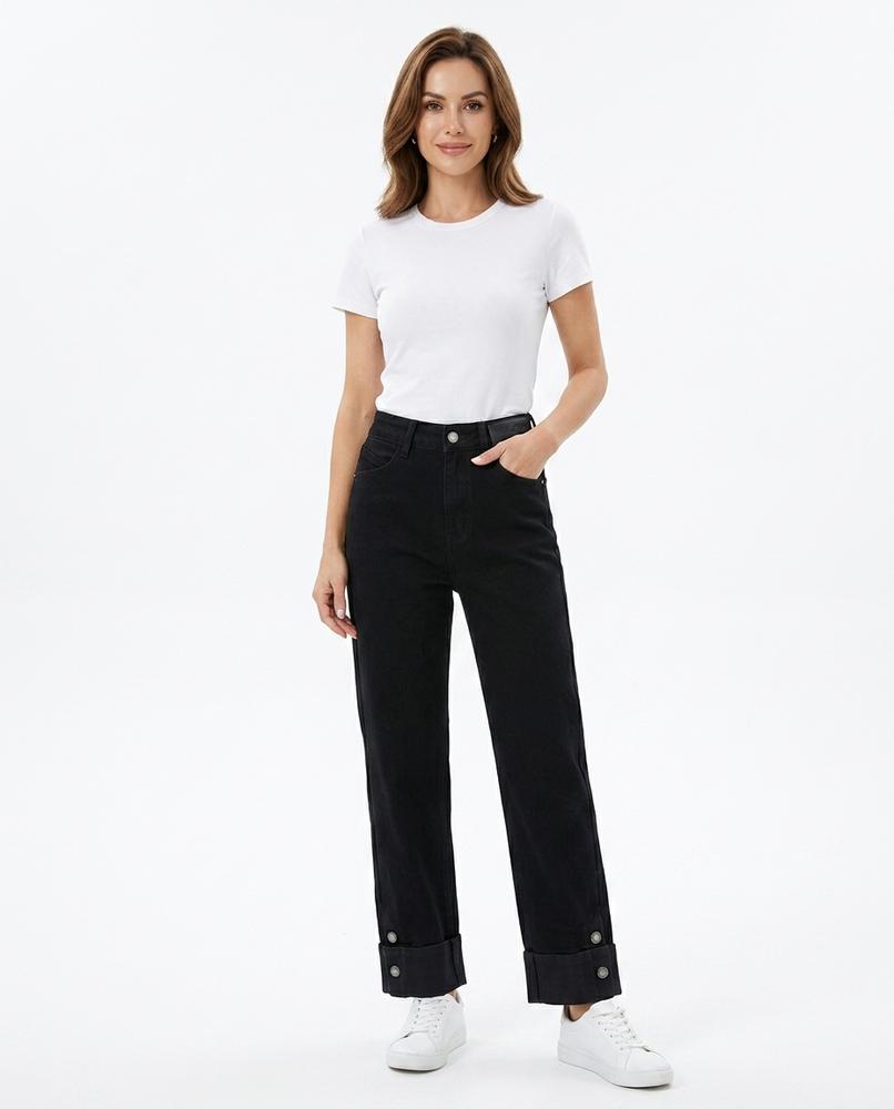 Heidi-Outlet - Kusel | Straight-Leg Cuffed Pants Women