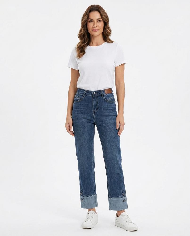Heidi-Outlet - Kusel | Straight-Leg Cuffed Pants Women