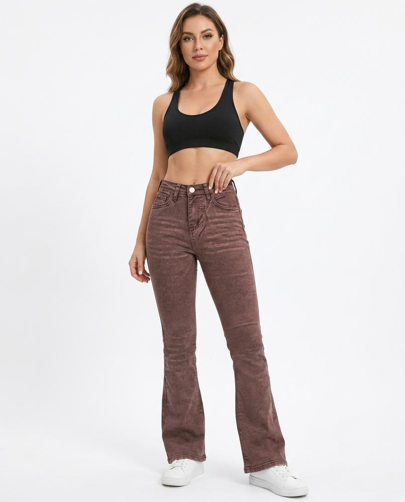 Heidi-Outlet - Zokav | High-Waisted Flared Pants Women