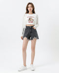 Heidi-Outlet - Liwom | High-Waisted Distressed Pants Women