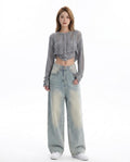 Heidi-Outlet - Zoton | Wide-Leg Washed Pants Women