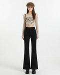 Heidi-Outlet - Dinod | High-Waisted Flared Pants Women