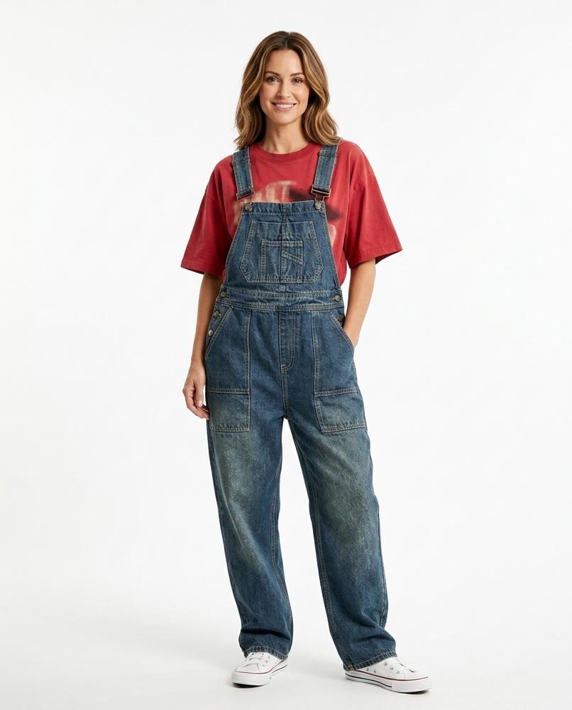 Heidi-Outlet - Devut | Denim Loose Fit Pants Unisex