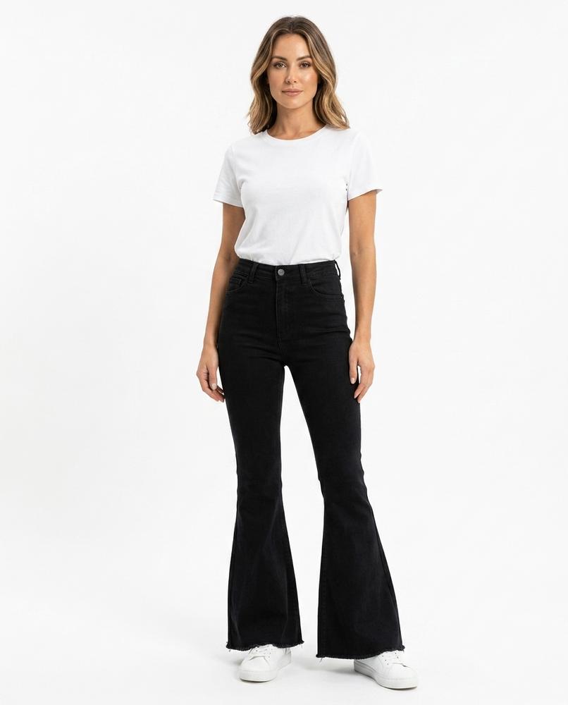 Heidi-Outlet - Vehuv | High-Waisted Flared Pants Women