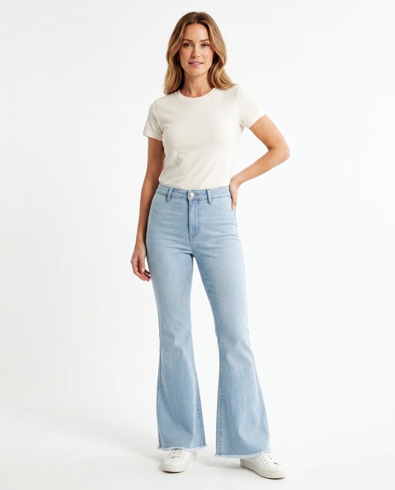 Heidi-Outlet - Vehuv | High-Waisted Flared Pants Women