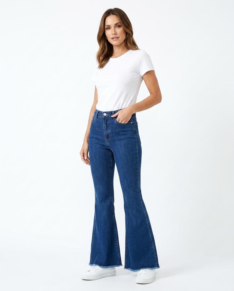 Heidi-Outlet - Vehuv | High-Waisted Flared Pants Women