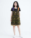 Heidi-Outlet - Yiwel | Camouflage-Print High-Waisted Pants Women