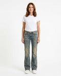 Heidi-Outlet - Zusos | Flared Washed-Out Pants Women