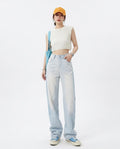 Heidi-Outlet - Ravor | High-Waist Wide-Leg Pants Women