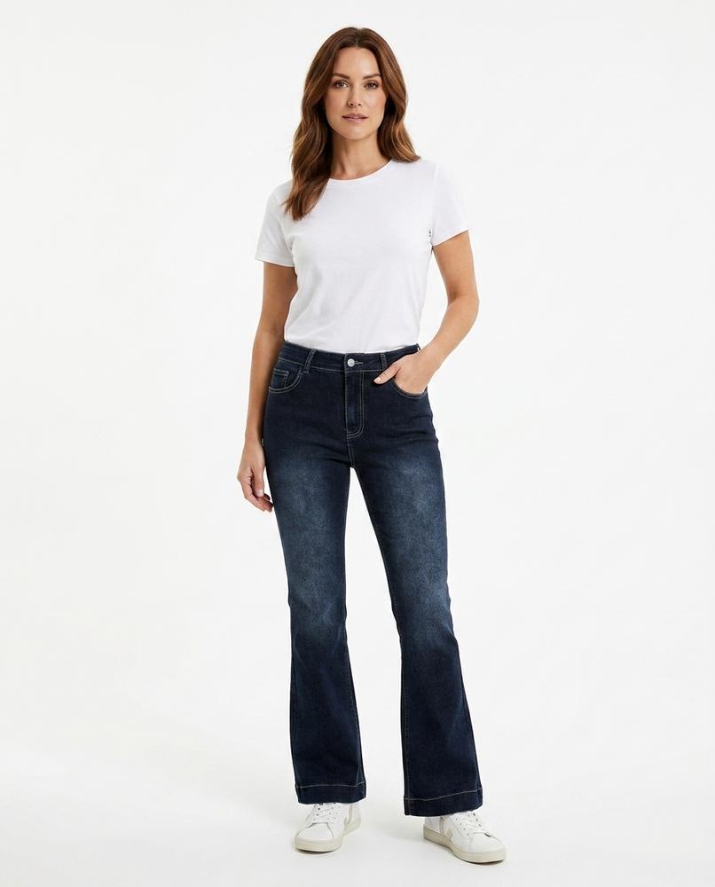 Heidi-Outlet - Dalis | Flared High-Waist Pants Women