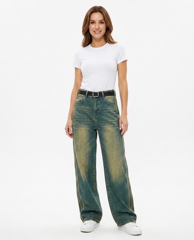 Heidi-Outlet - Lonik | Wide-Leg Washed-Out Pants Unisex