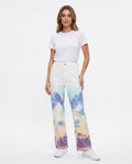 Heidi-Outlet - Yozuk | Printed Straight-Leg Pants Women