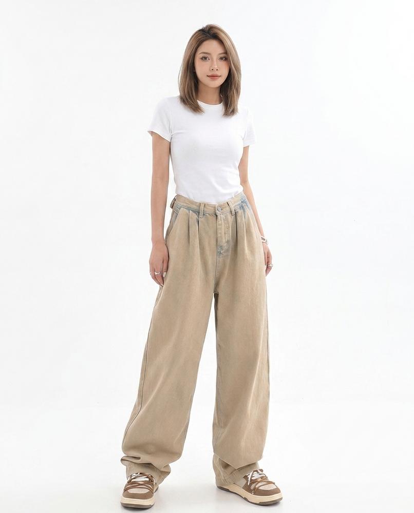 Heidi-Outlet - Lavit | High-Waist Wide-Leg Pants Unisex