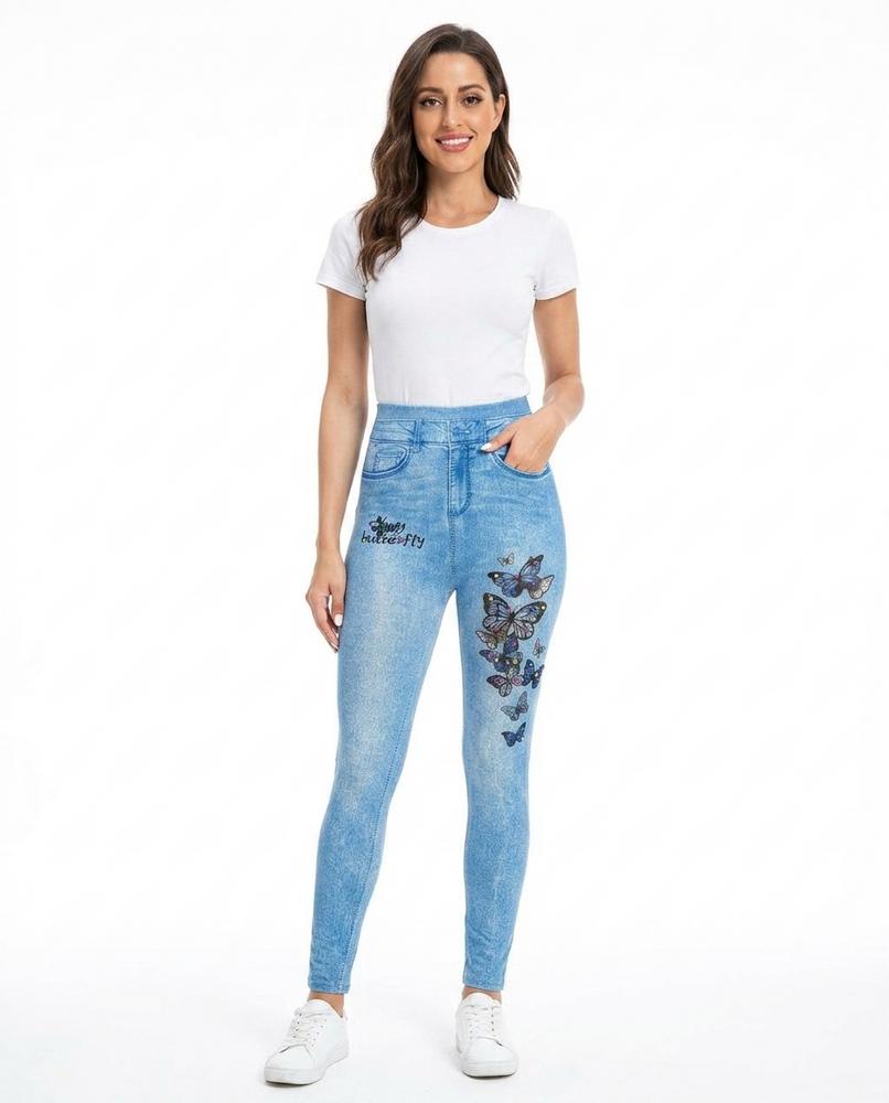 Heidi-Outlet - Naron | Printed Slim-Fit Pants Women