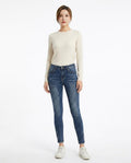Heidi-Outlet - Sunon | Embroidered Slim-Fit Pants Women