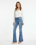 Heidi-Outlet - Rasus | Embroidered Flared Pants Women