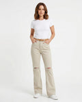 Heidi-Outlet - Rohar | High-Waisted Distressed Pants Women