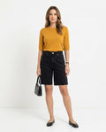 Heidi-Outlet - Zelor | Knee-Length Denim Pants Women