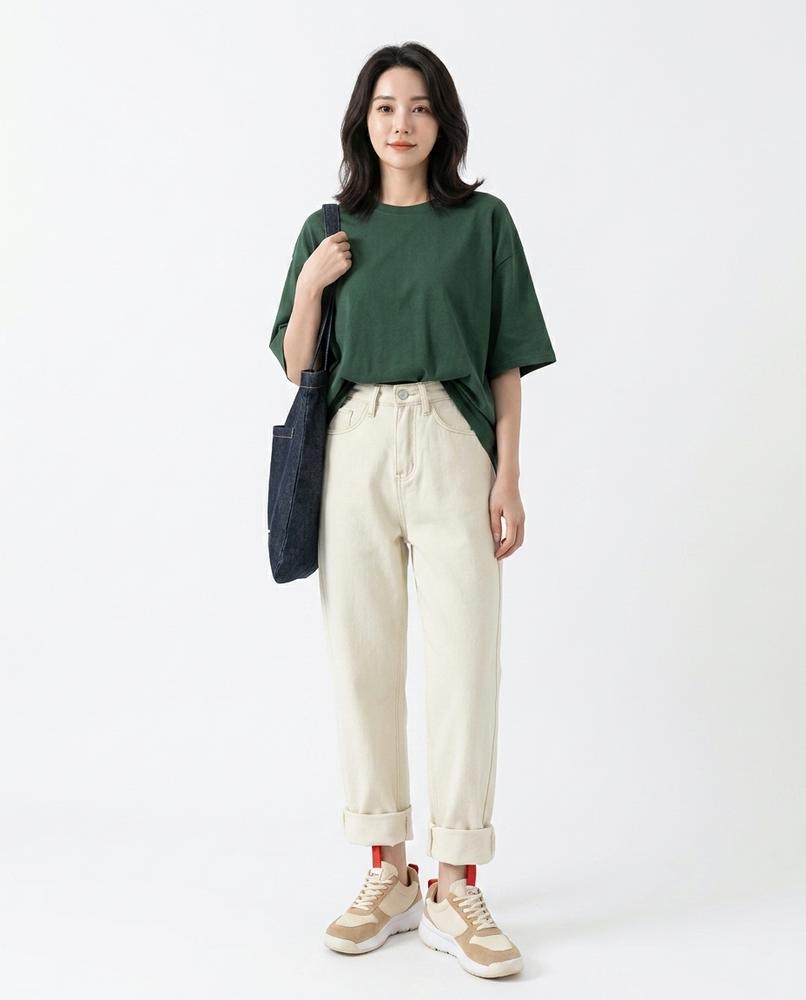 Heidi-Outlet - Dasiv | High-Waisted Straight-Leg Pants Unisex